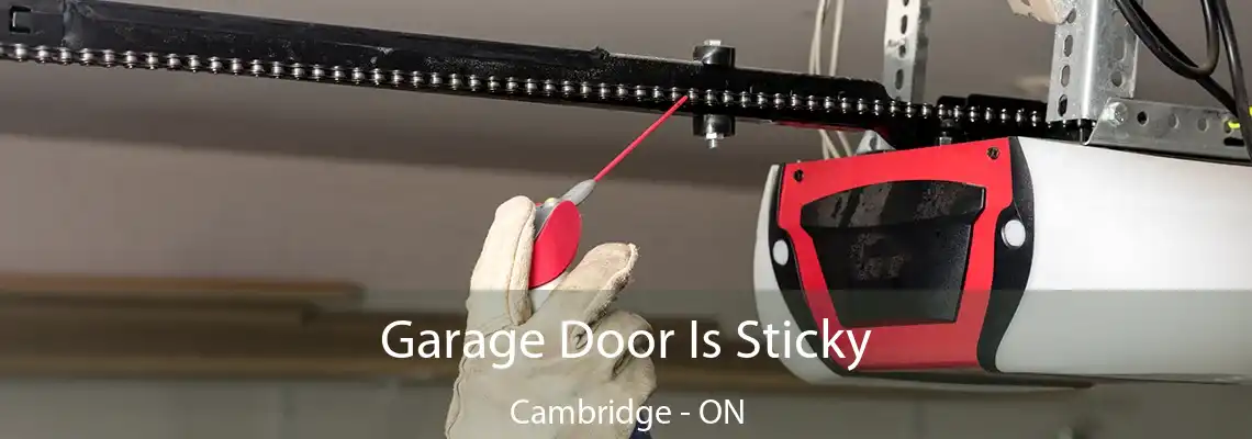 Garage Door Is Sticky Cambridge - ON