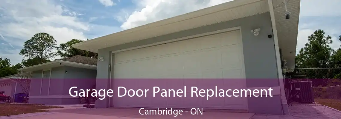Garage Door Panel Replacement Cambridge - ON