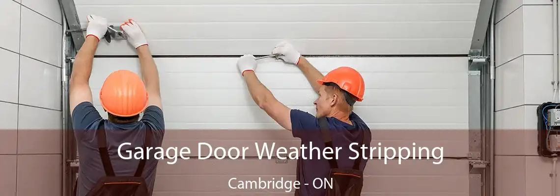 Garage Door Weather Stripping Cambridge - ON