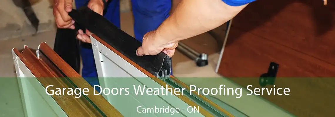 Garage Doors Weather Proofing Service Cambridge - ON