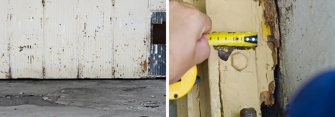 Lift Master Rusty Garage Doors in Cambridge, Ontario